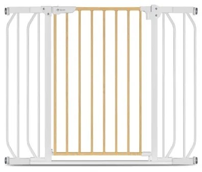 Lionelo - Cancelletto di sicurezza TRUUS SLIM bianco/beige