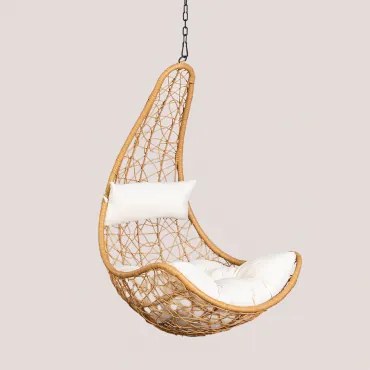 Poltrona sospesa con cuscino Danail NATURAL & Nessuna superficie - Sklum
