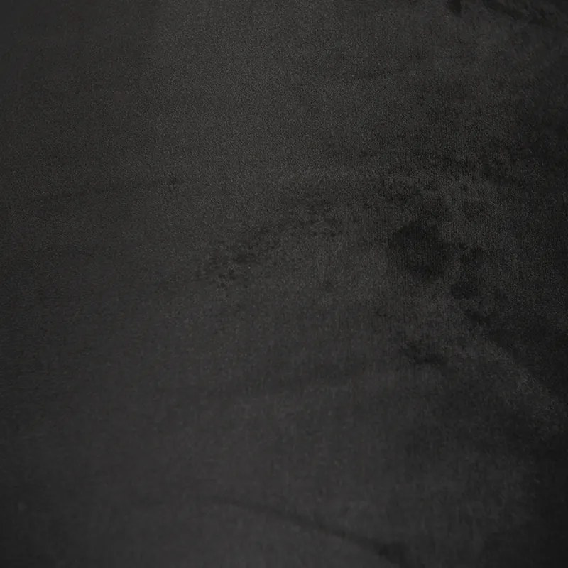 Paralume in velluto nero 40/40/40 con interno dorato