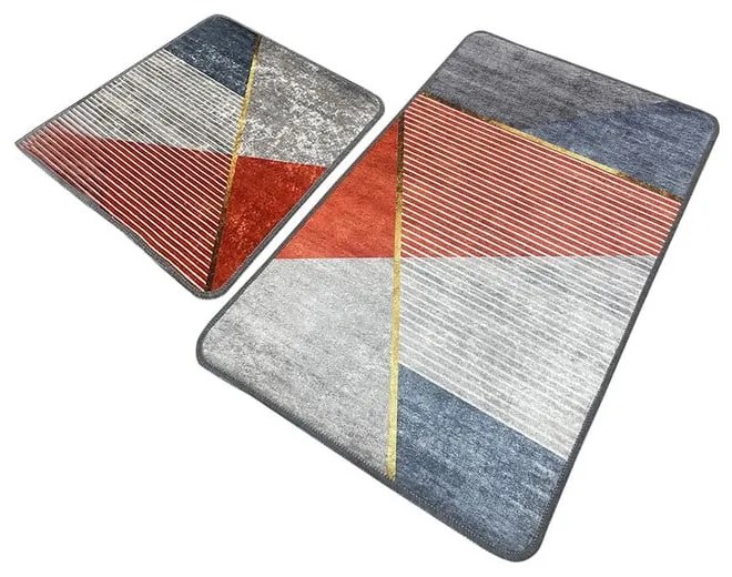 Set di tappetini per il bagno 2 pz 60x100 cm Sante – Foutastic