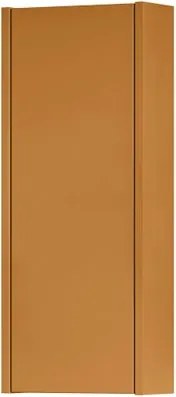 Pensile bagno Niwa cannettato laccato opaco senape, 1 anta reversibile P17 x L30 x H78.5 cm