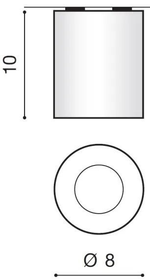 Azzardo AZ2559 - Plafoniera da esterno ARO 1xGU10/50W/230V IP54