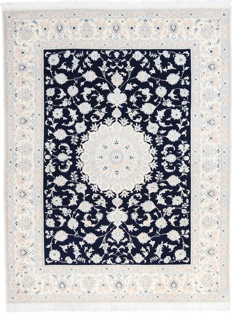 Nain Tappeto persiano 200x260 Beige (Iran) Annodato A Mano