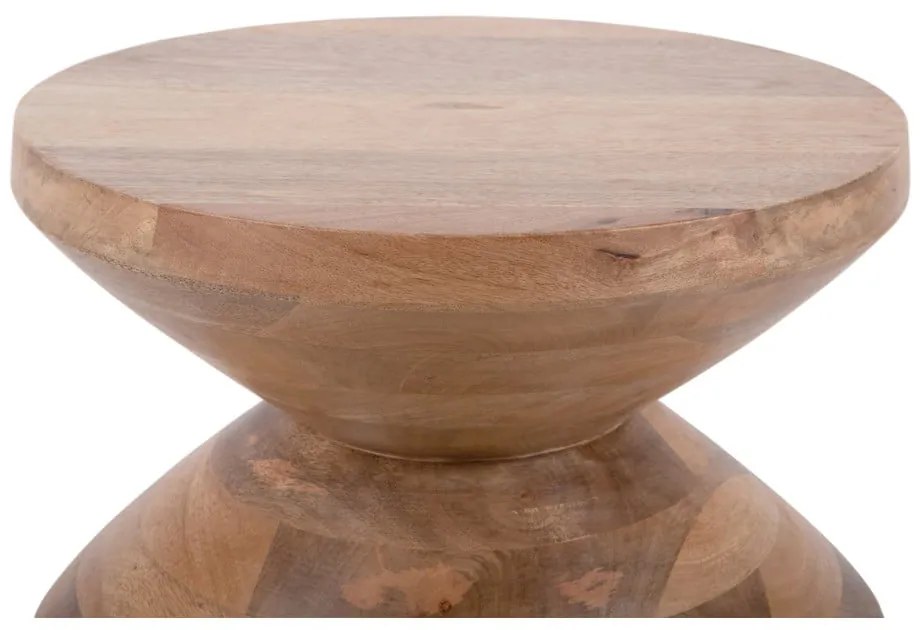 Tavolino rotondo in legno di mango ø 35 cm Totem - Leitmotiv
