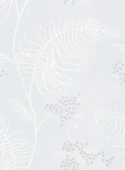 Mimosa - Designtapete v. Cole and Son - Hellblau/ Weiß/ Grau