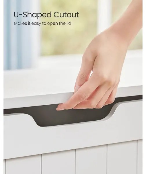 Cassapanca TOVIAN bianca