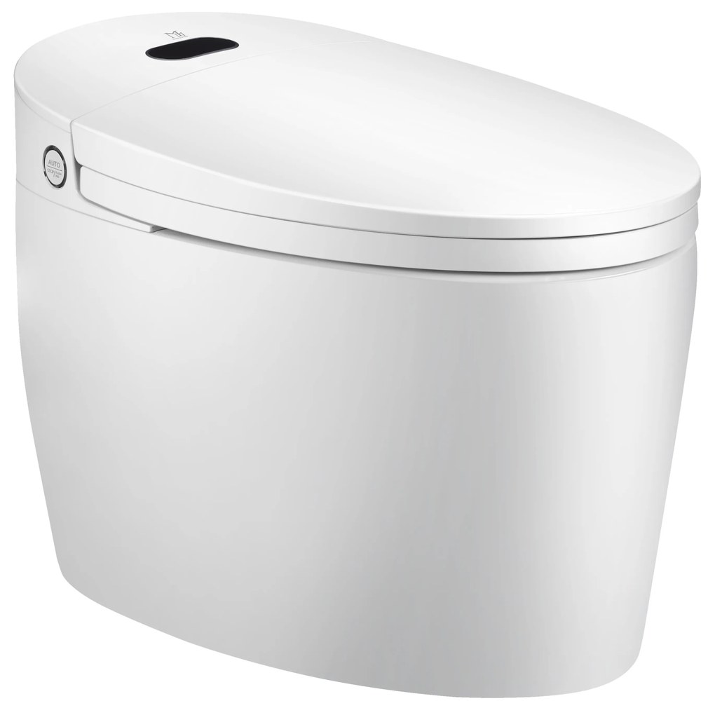 Major&amp;Maker Luxurious vaso con sedile bidet a terra bianco 1013BQ