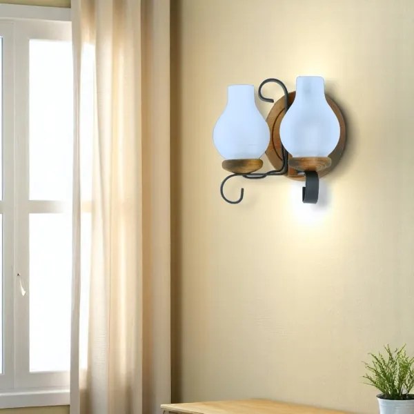 Brilagi - Applique ROATA APLICA 2xE14/40W/230V faggio