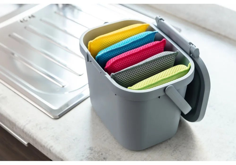 Spugne per piatti in set in microfibra 5 pz – Addis