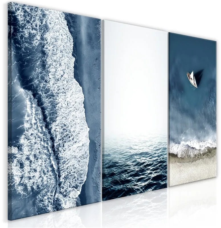 Quadro  Seascape (Collection)  Colore Grigio, Dimensioni e Misure 120x60