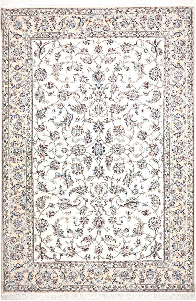 Nain Tappeto persiano 160 x 230 Beige (Iran) Annodato A Mano