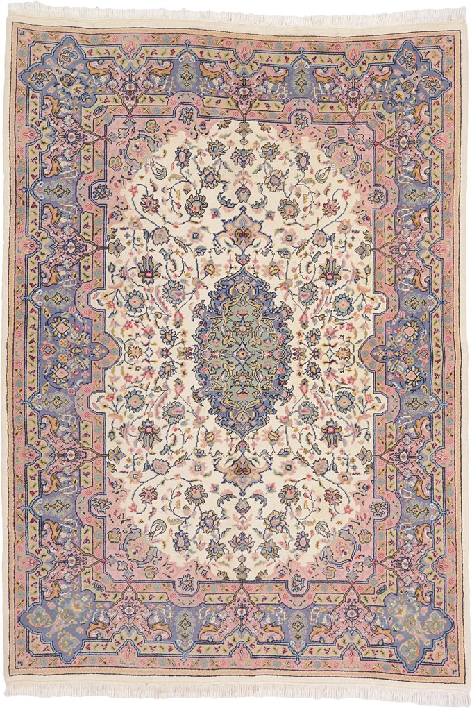 Kerman Tappeto 170x240 (Tacchino) Annodato A Mano