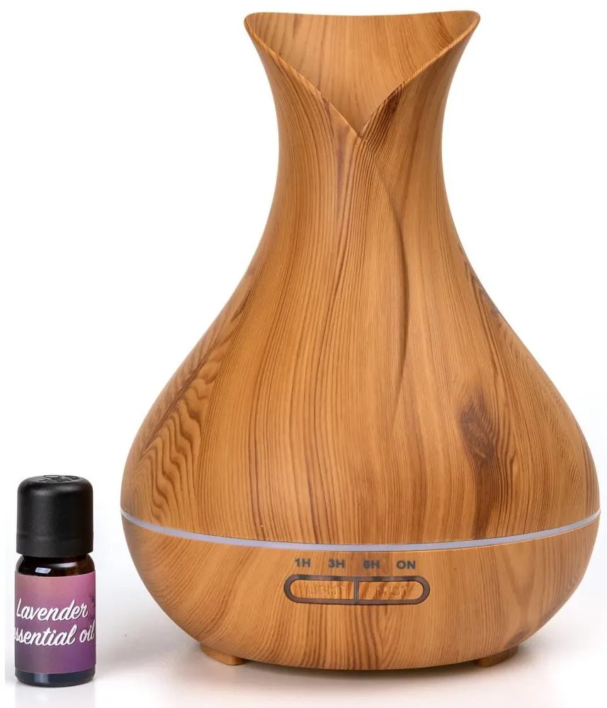 Umidificatore e ionizzatore aria LED RGB 400 ml