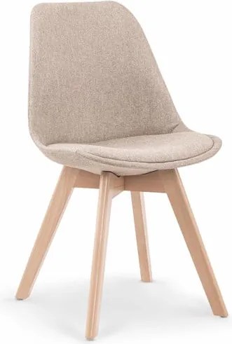 Sedia tessile K303 beige - H 83 cm