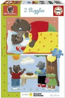 Puzzle Educa Little Brown Bear
