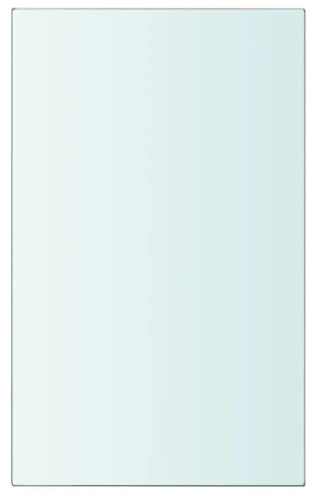 Mensola in vetro trasparente 20x12 cm