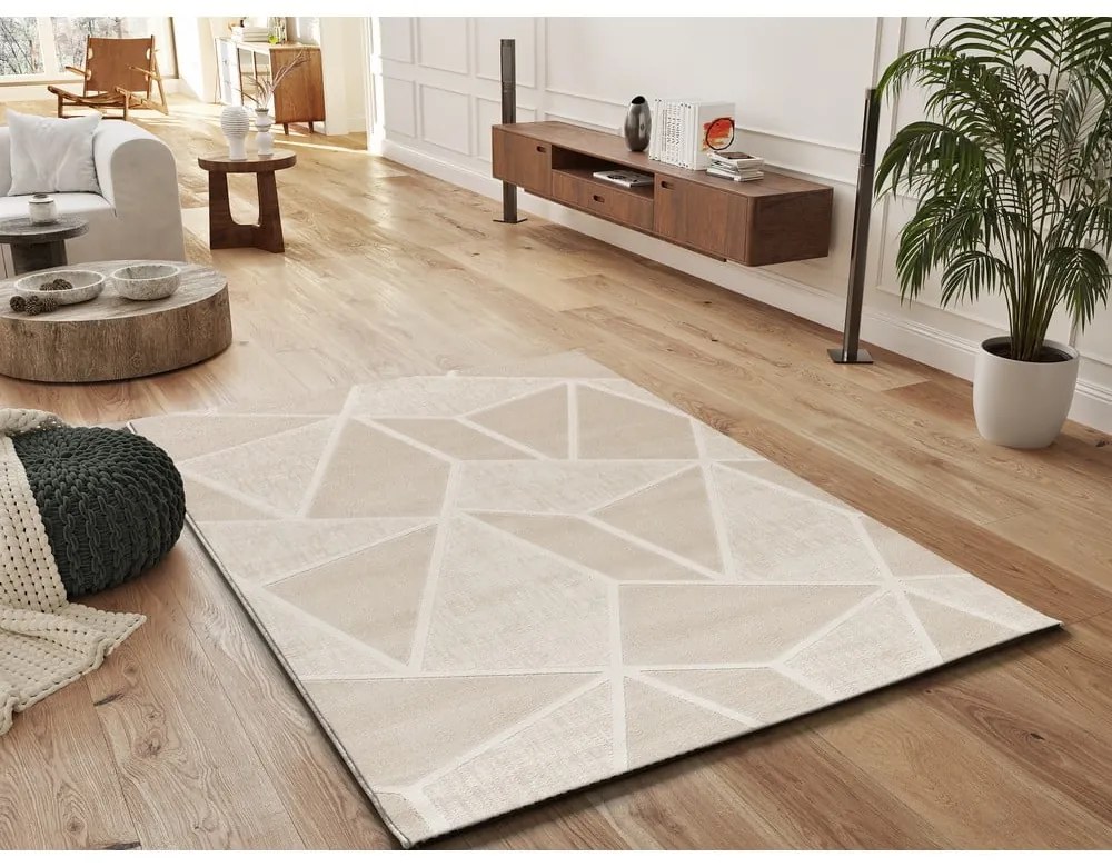 Tappeto crema 133x190 cm Sensation - Universal