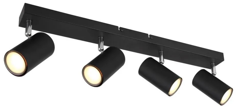 Globo 57911-4B - Faretto ROBBY 4xGU10/35W/230V nero