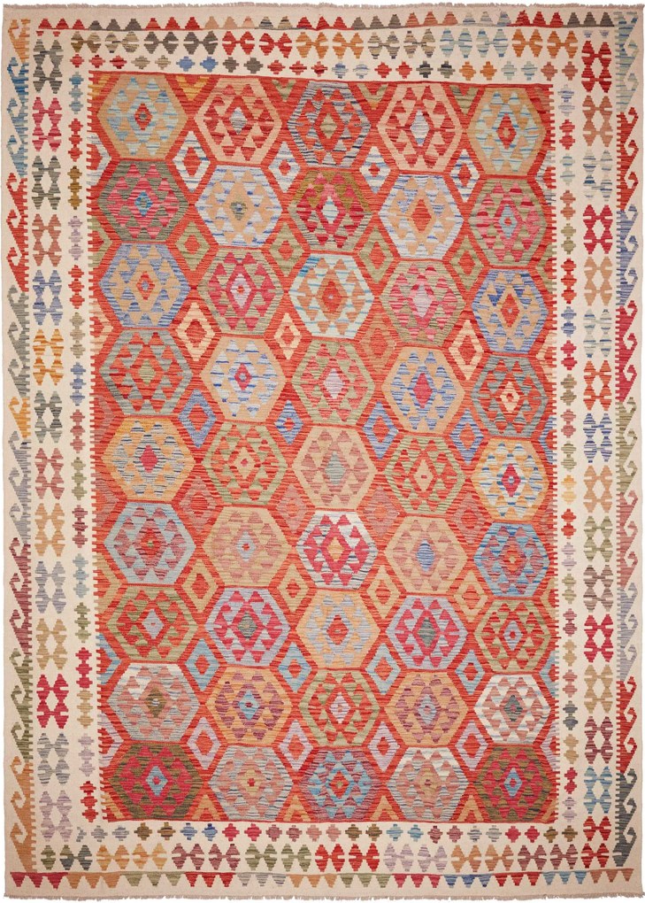 Kilim Tappeto 350 x 250 (Pakistan) Tessuto A Mano