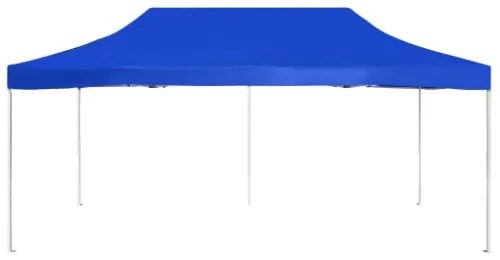 Gazebo Professionale Pieghevole Alluminio 6x3 m Blu