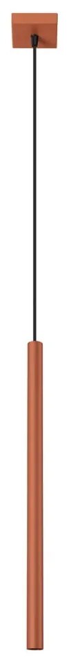 Lampadario color mattone Fideus – Sollux