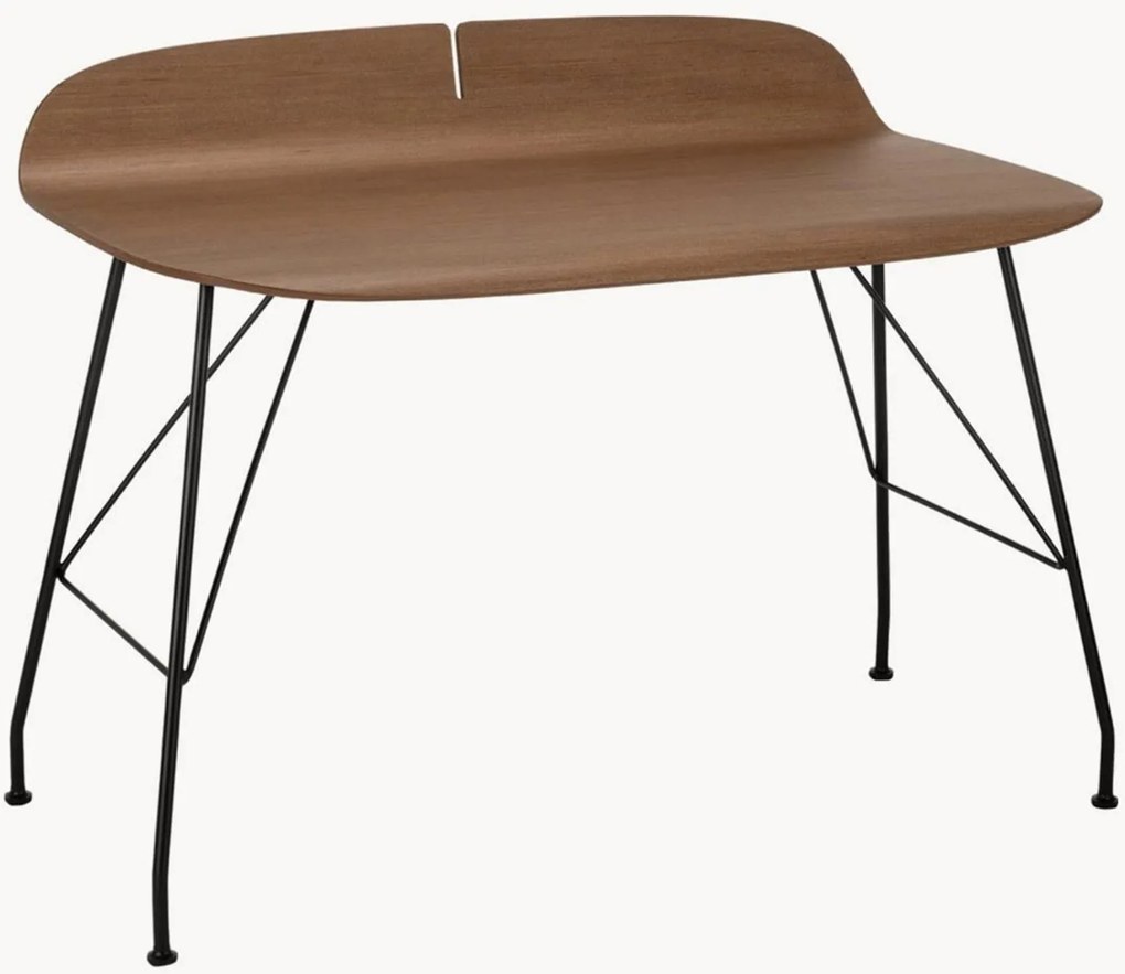 Scrivania con piano in legno Earl