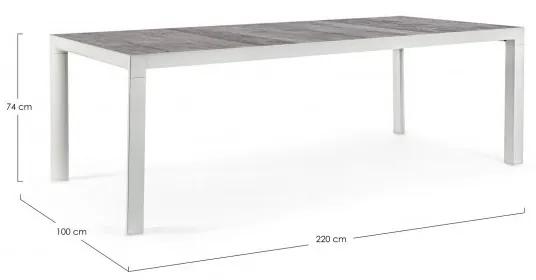 Tavolo esterno Mason 100x220 cm