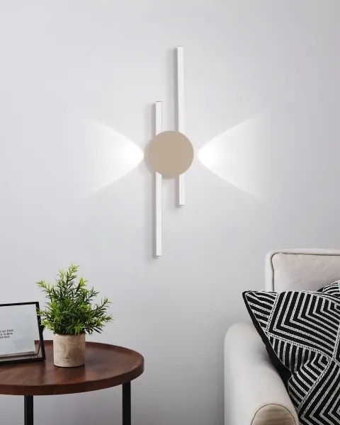 Eglo 902126 - Lampada da parete LED VENTICELLO LED/20W/230V + LED/0,91W beige