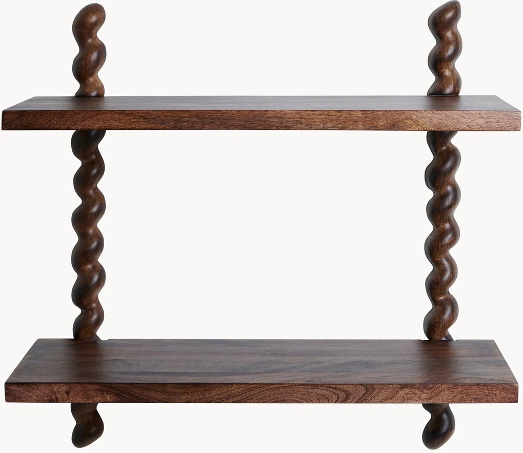 Ripiano da parete in legno di mango Swirl