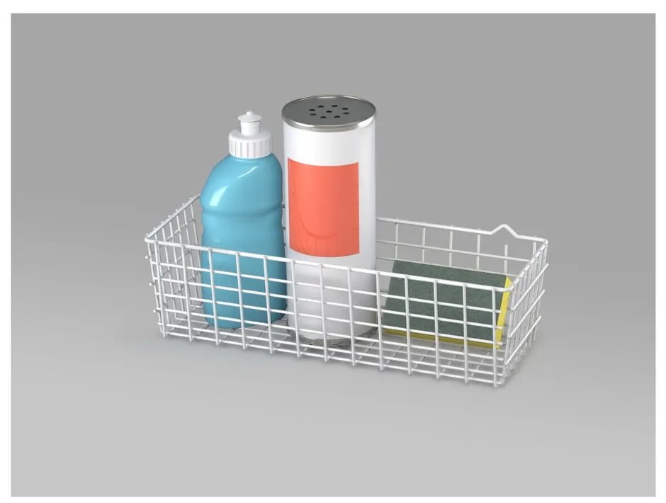 Cestino aggiuntivo bianco Pandino - Metaltex