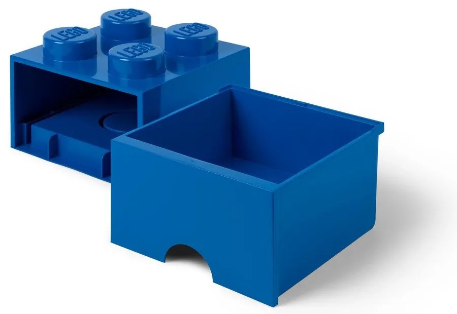 Scatola portaoggetti blu con cassetto - LEGO®