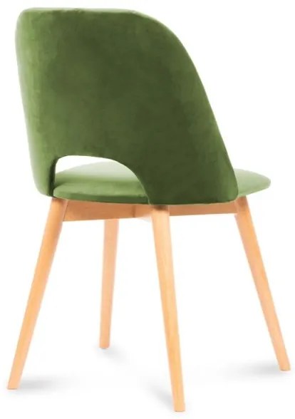Sedia da pranzo TINO 86x48 cm luce verde/faggio