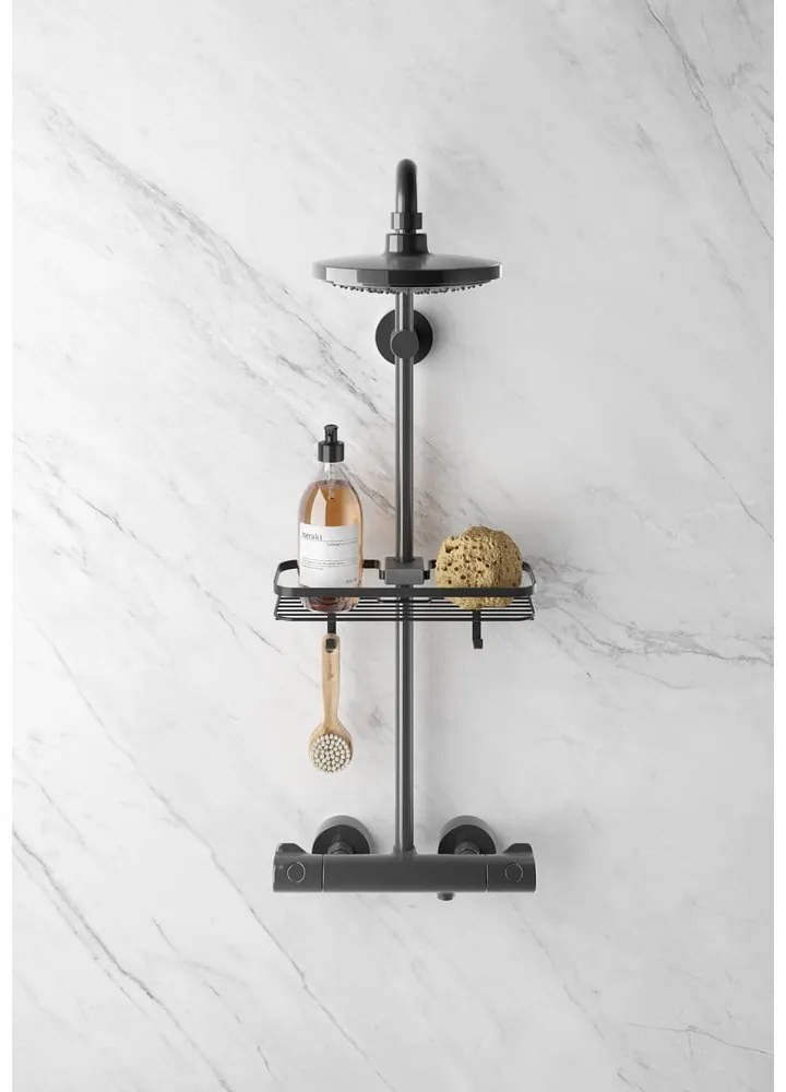 Scaffale da bagno nero Origin - Metaltex