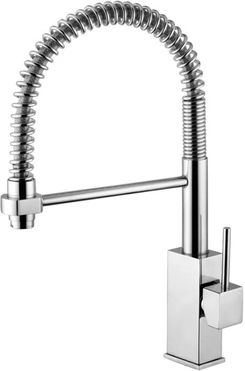 paffoni level lea176 professional miscelatore lavello con braccio girevole cromo