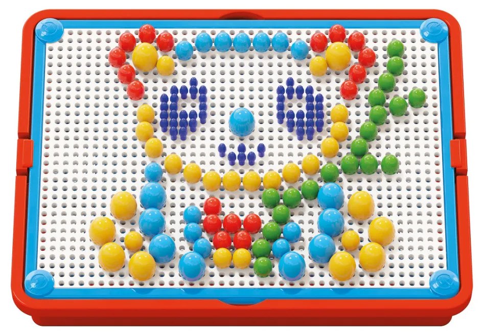 Mosaico Fantacolor Tab - 150 pezzi, 3 dimensioni di chiodini