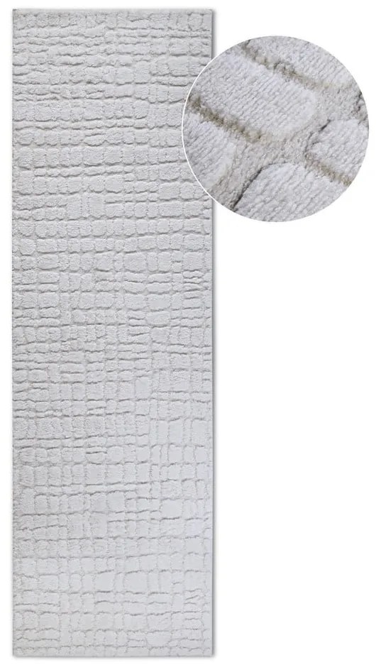 Passatoia color crema 80x240 cm Artistique Cream White - Elle Decoration