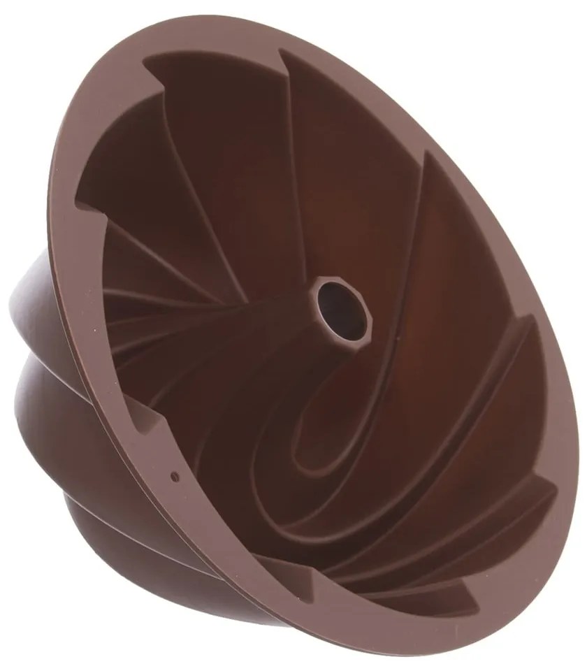 Stampo in silicone marrone per bundt cake Flower, ø 23,5 cm - Orion