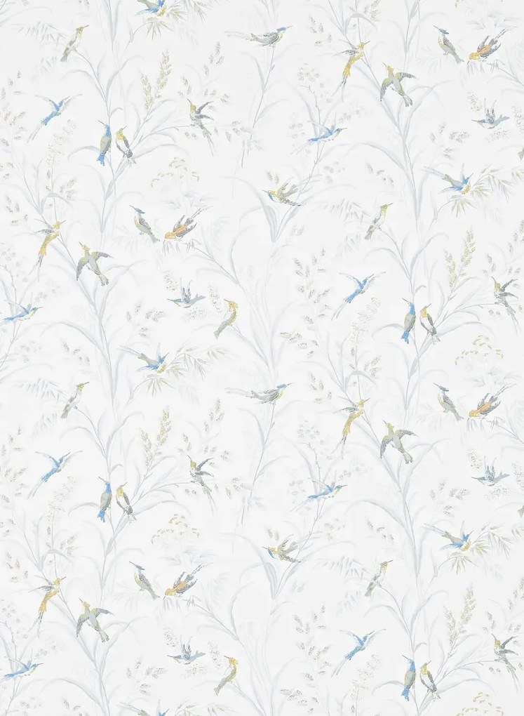 Sanderson Tapete Tuileries - Silver/ Multi