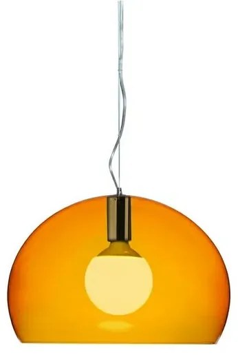 Piccolo FL/Y Lampada a Sospensione Arancione - Kartell