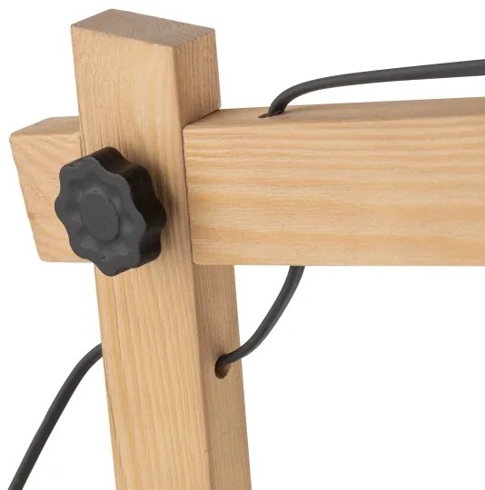 Lampada da tavolo OSLO 1xE27/15W/230V pino/nero