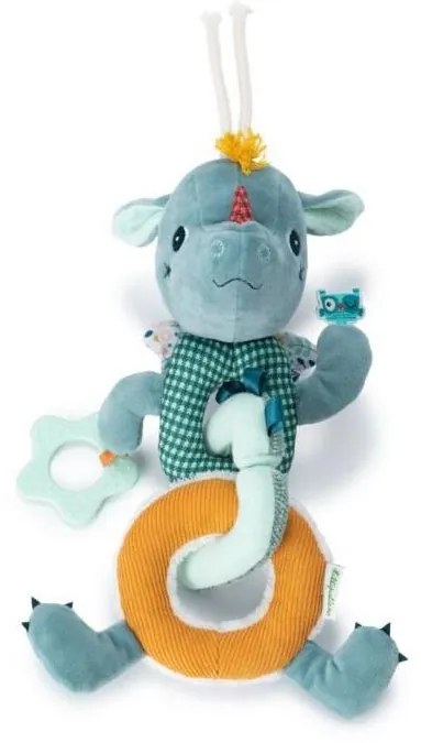 Lilliputiens - Peluche catena con un teether drago Joe