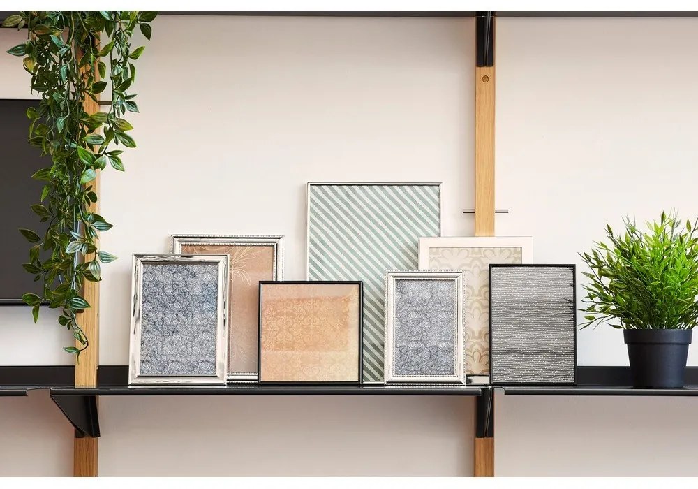 Cornice da appoggio/parete in metallo nero 16x16 cm Sweet Memory - Zilverstad