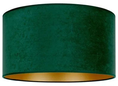 Duolla - Plafoniera ROLLER 1xE27/15W/230V d. 40 cm verde scuro/oro