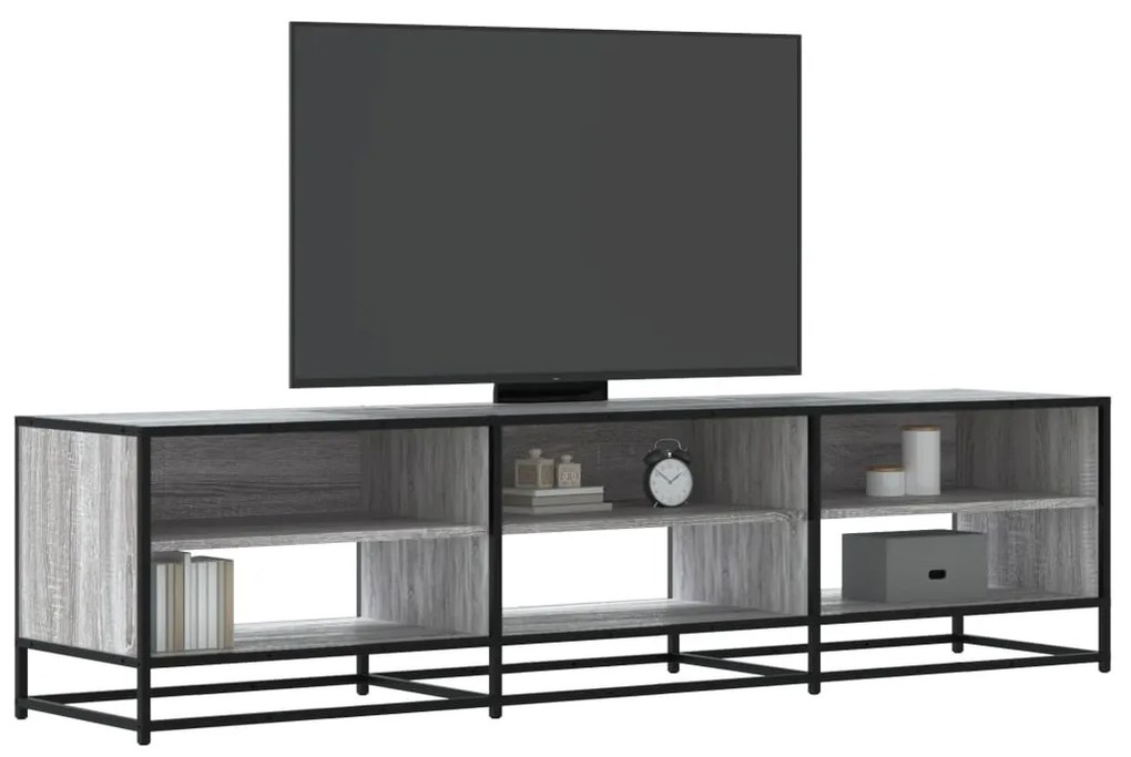 Mobile Porta Tv Grigio Sonoma 180x40x46 Cm İn Truciolato /