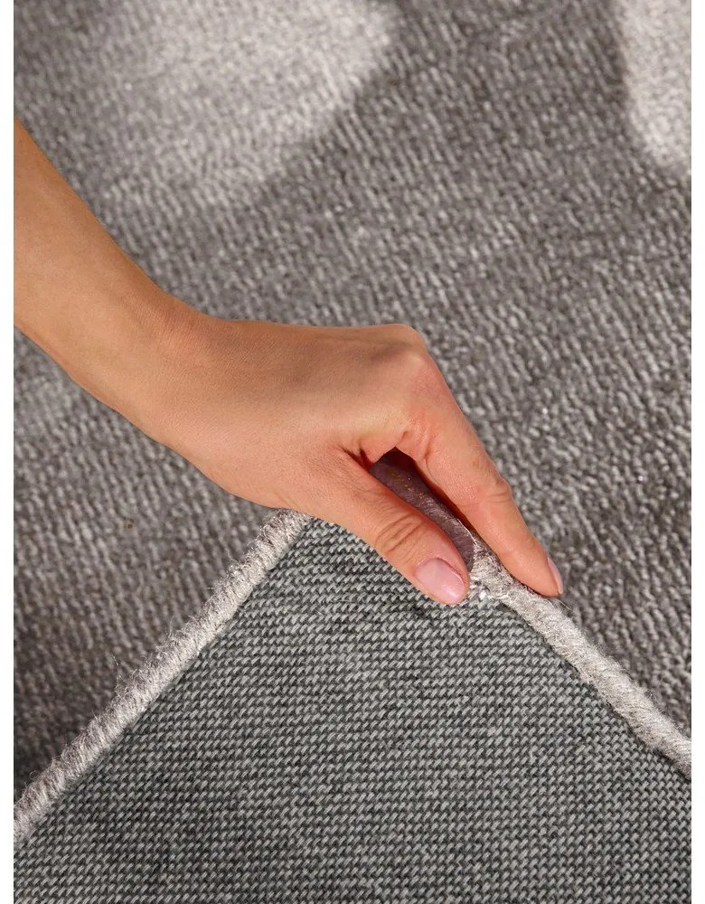 Tappeto grigio in misto lana tessuto a mano 80x150 cm Kari – Villeroy&amp;Boch