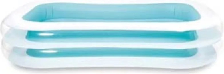 PISCINA GONFIABILE RETTANGOLARE FAMILY +6 ANNI cm.262x175X56h. peso kg.5,30 (56483) INTEX