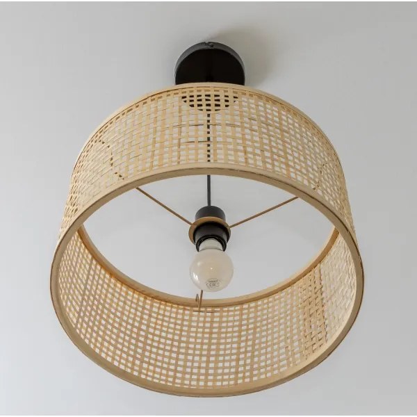 Brilagi - Lampadario LED a sospensione su cavo CERIA BOHO 1xE27/40W/230V Ø 40 cm bambù