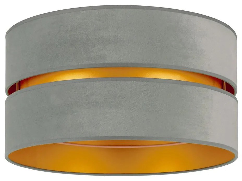 Duolla - Plafoniera DUO 1xE27/15W/230V diametro 40 cm luce verde/oro