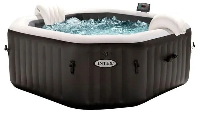 Intex - piscina idromassaggio gonfiabile ottagonale 'pure spa bubble e jet massage deluxe' ottagonale - cod. 28458