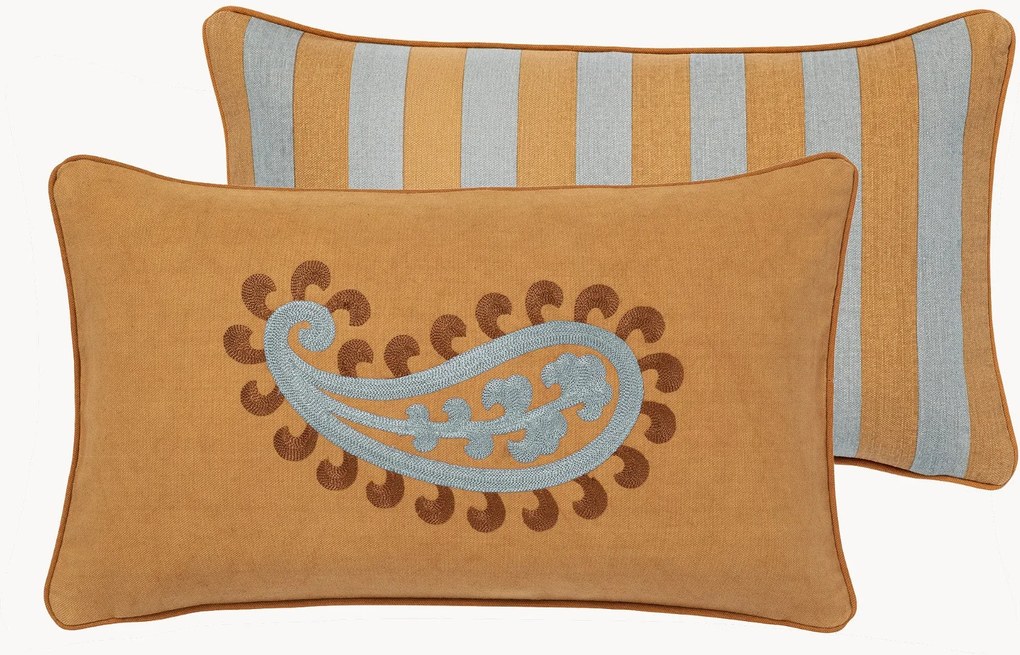 Cuscino reversibile fatto a mano Siena